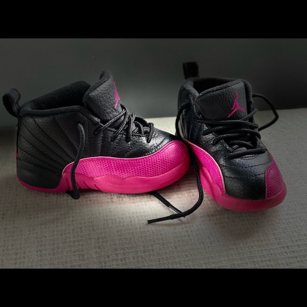 Jordan 12 Retro Black Deadly Pink